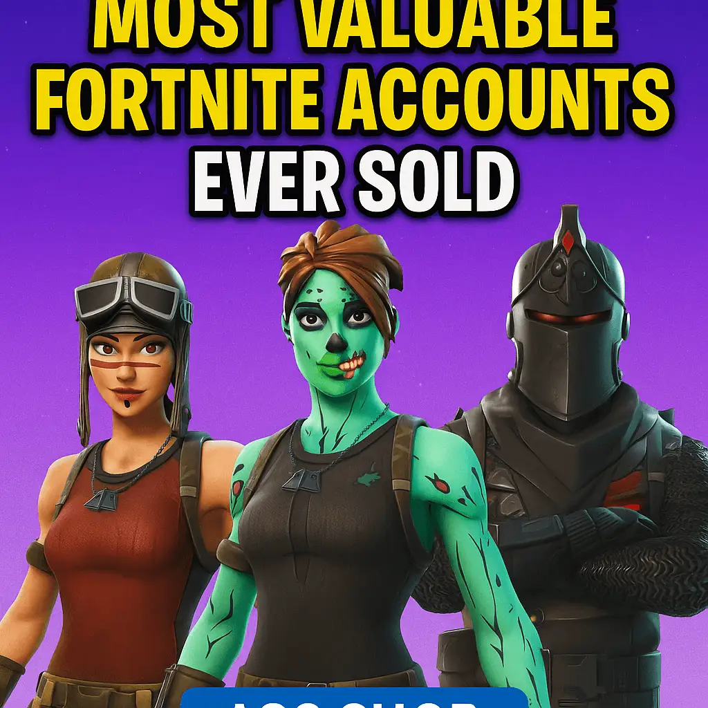 Top 10 Most Valuable Fortnite Accounts Ever Sold 