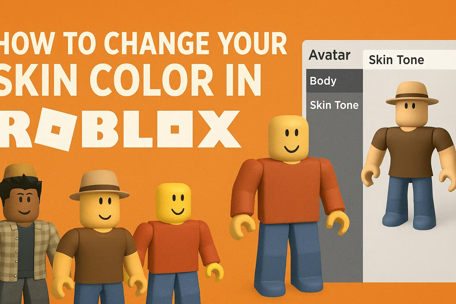 How to Change Your Skin Color in Roblox