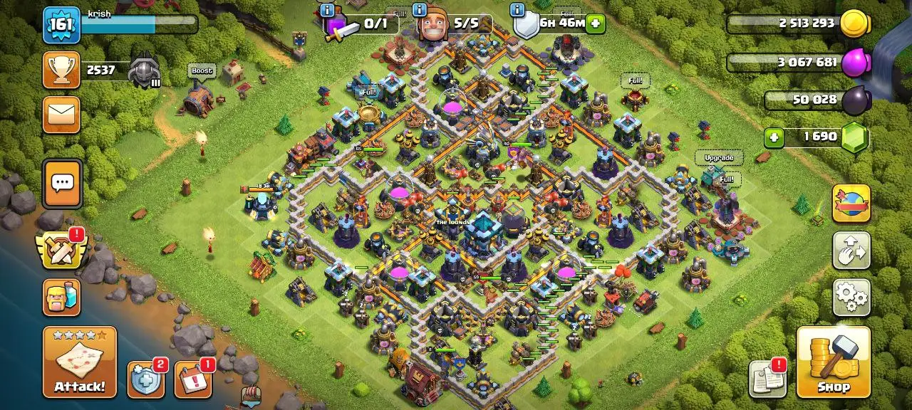 [#755] SEMI-MAX TH 13 | 59-65-32-40-11 HEROES | 145 CWL MEDALS | FREE RENAME | INSTANT DELIVERY