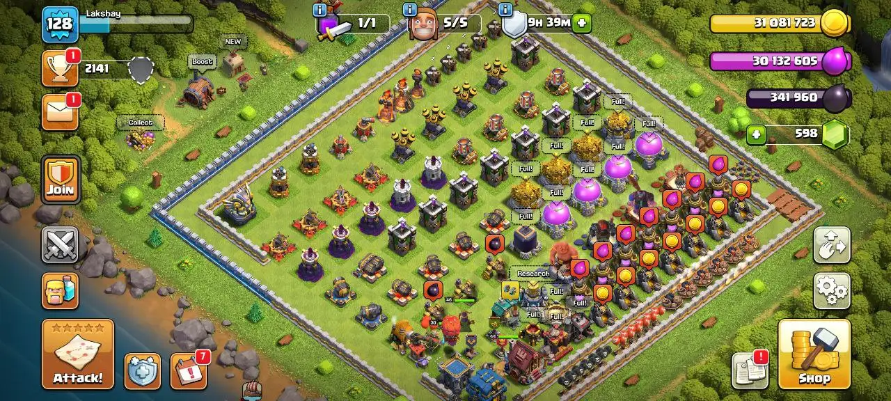 [#748] SEMI-MAX TH 12 | 44-46-30-20 HEROES | SOME MAGIC ITEMS | 1000 RENAME | INSTANT DELIVERY