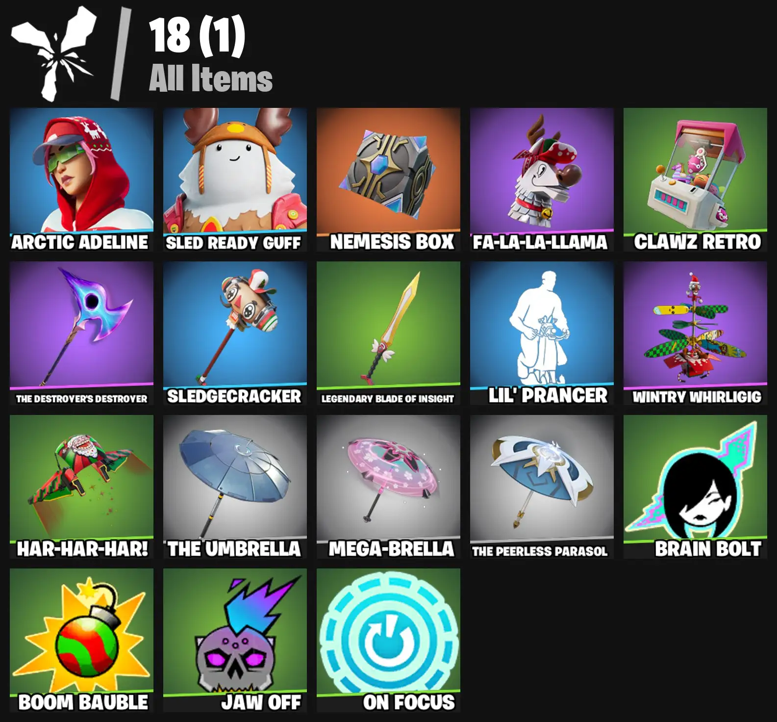 [PC/PSN/XBOX] 2 skins | Arctic Adeline | Sled Ready Guff | Nemesis Box | Fa-la-la-Llama | Clawz Retro | The Destroyer's Destroyer | Sledgecracker | 0 VB
