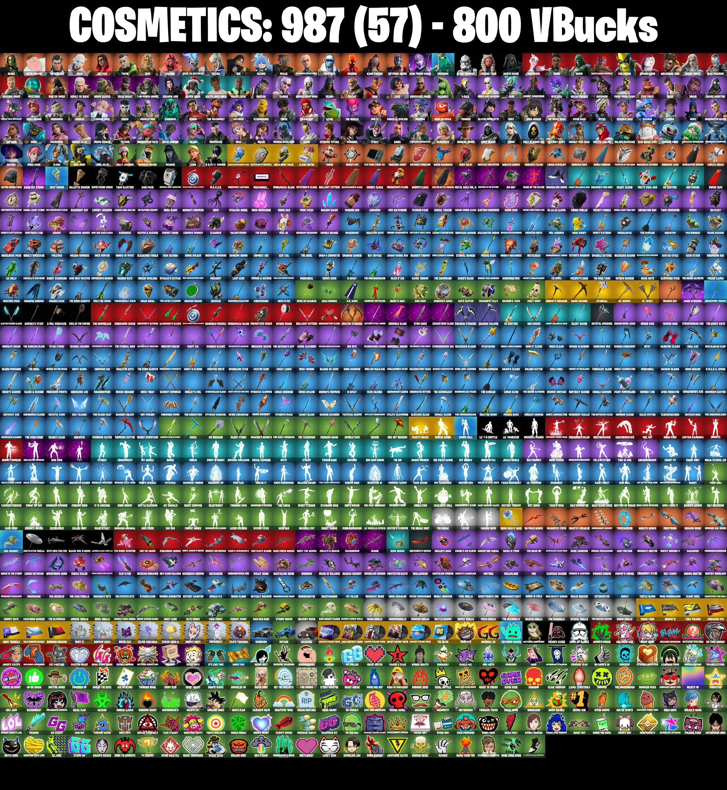 [PC/PSN/XBOX] 138 skins | Beach-Blasted Shark's Tank | Wasteland Stoneshell | Holo-Boot Pack | Clawz Retro | Reboot'd Breaker | Basic Basher | Starfall