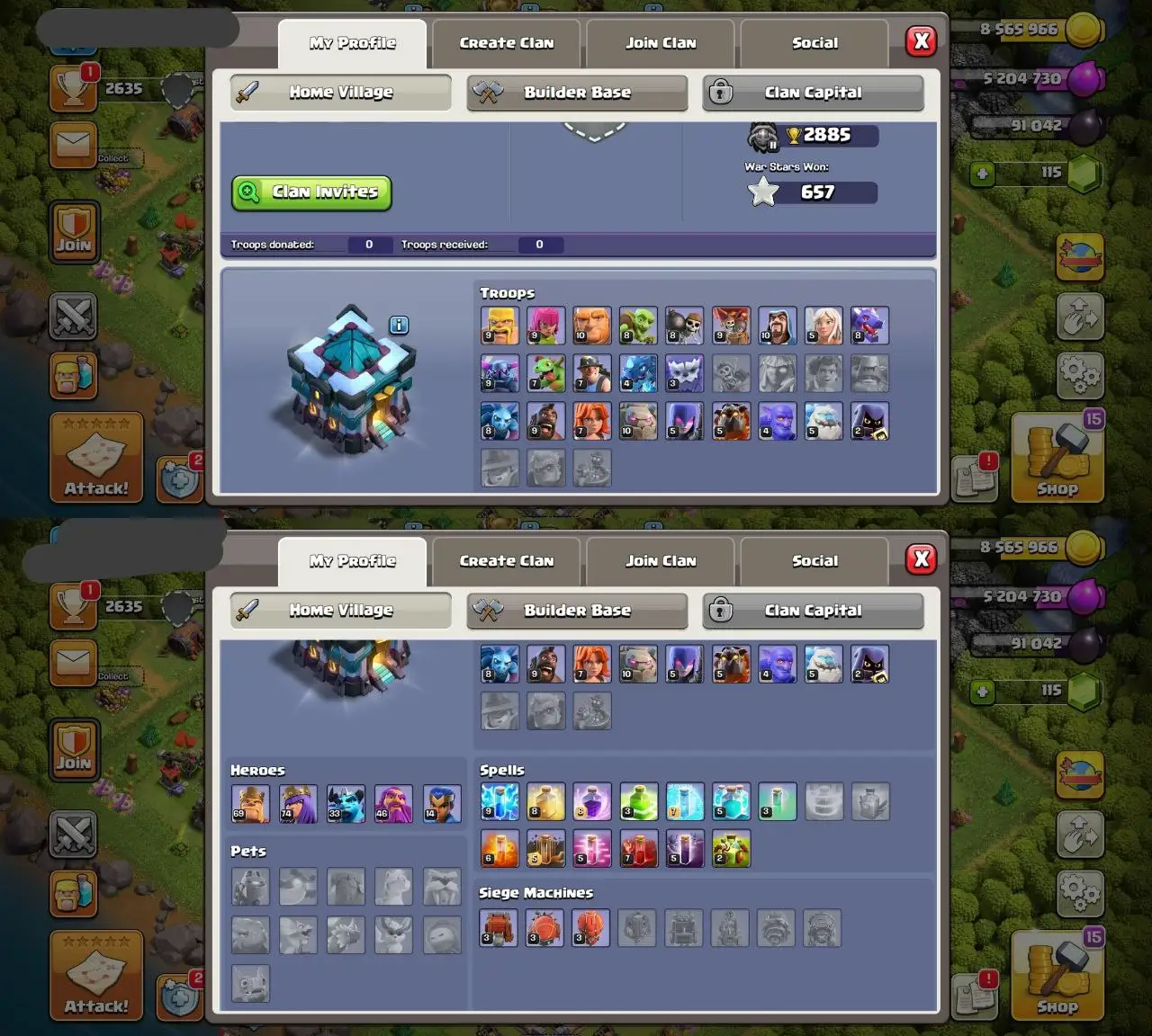 🏰 STRONGEST TH13 OFFER 🏰 | LOADED GEAR ⚙️ | HEROES STACKED 74/69/46/33/14 👑 | QUICK DELIVERY 🚀