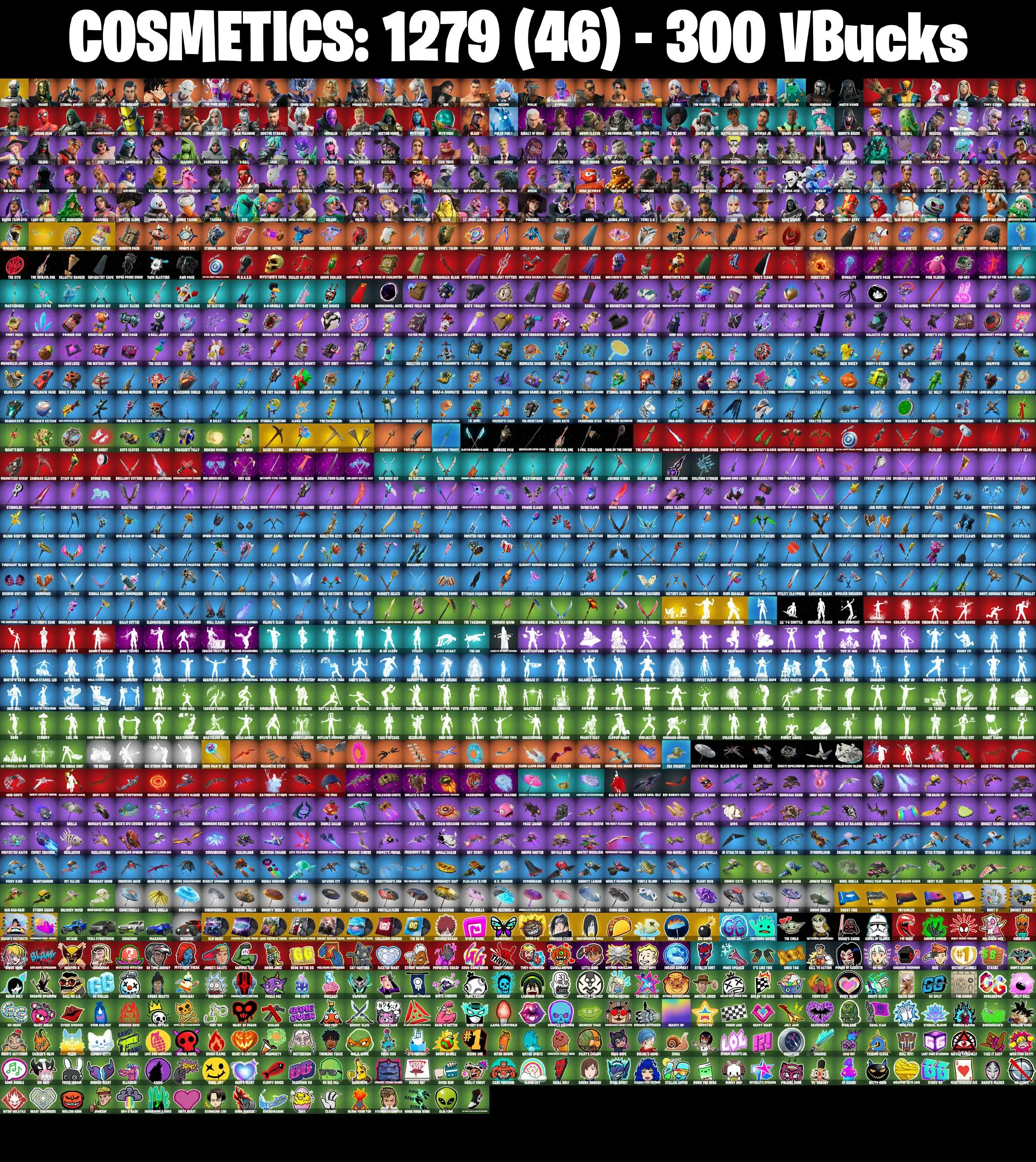 [PC/PSN/XBOX] 152 skins | Renegade Raider | Clawz Retro | Hades | Omegarok | Peter Griffin | The Ageless | Son Goku | Zeus | Valeria | Renzo the Destroyer