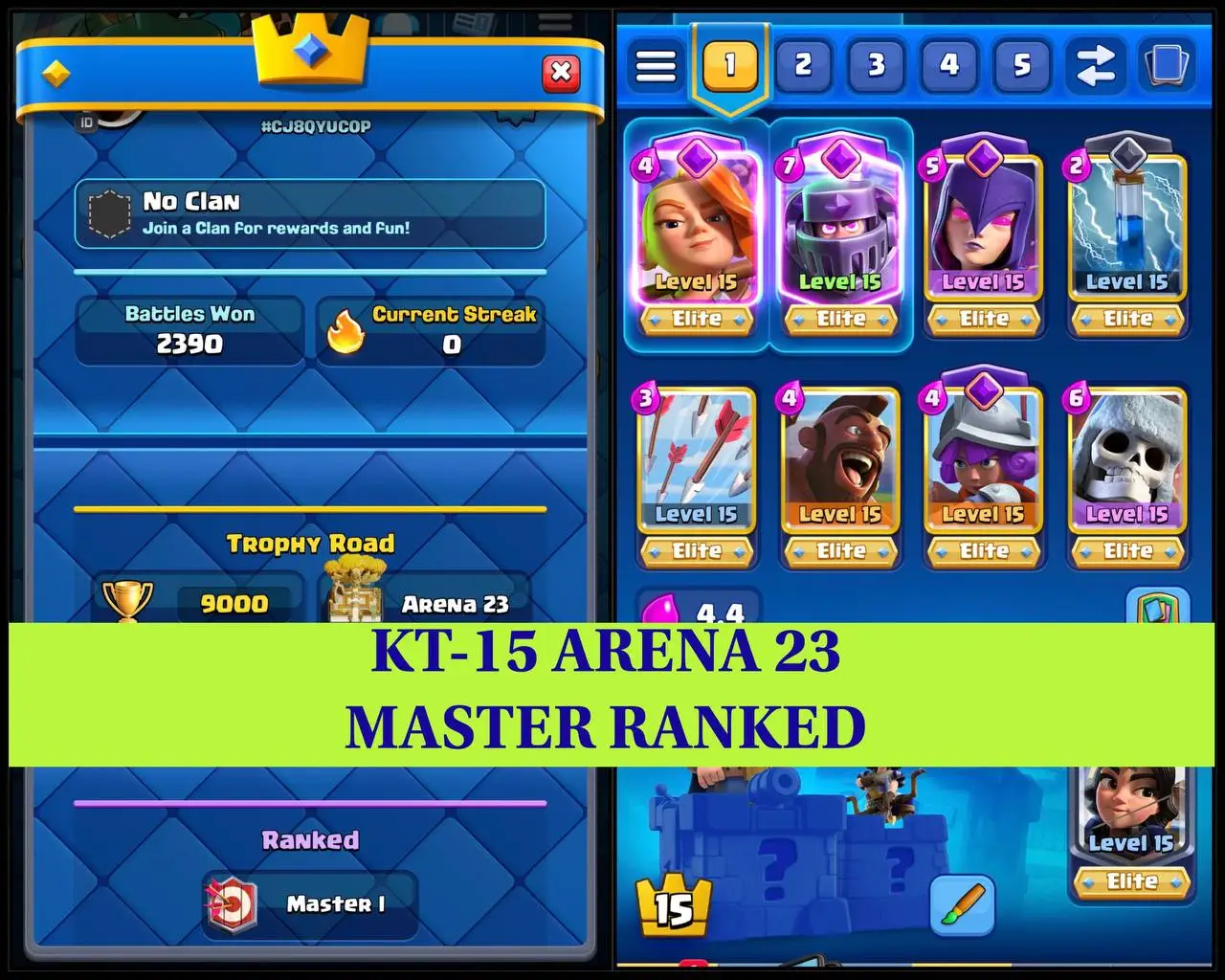 👑LVL-55👑33 MAX CARD - 9 ELITES💥 11-EVO CARDS🍁9000-TROPHIES🏆KT-15💫ARENA-23🔥119 CARDS ❄️9 -KT SKINS💥92 EMOTES🫧CHEAP👀INSTANT DELIVERY🚀