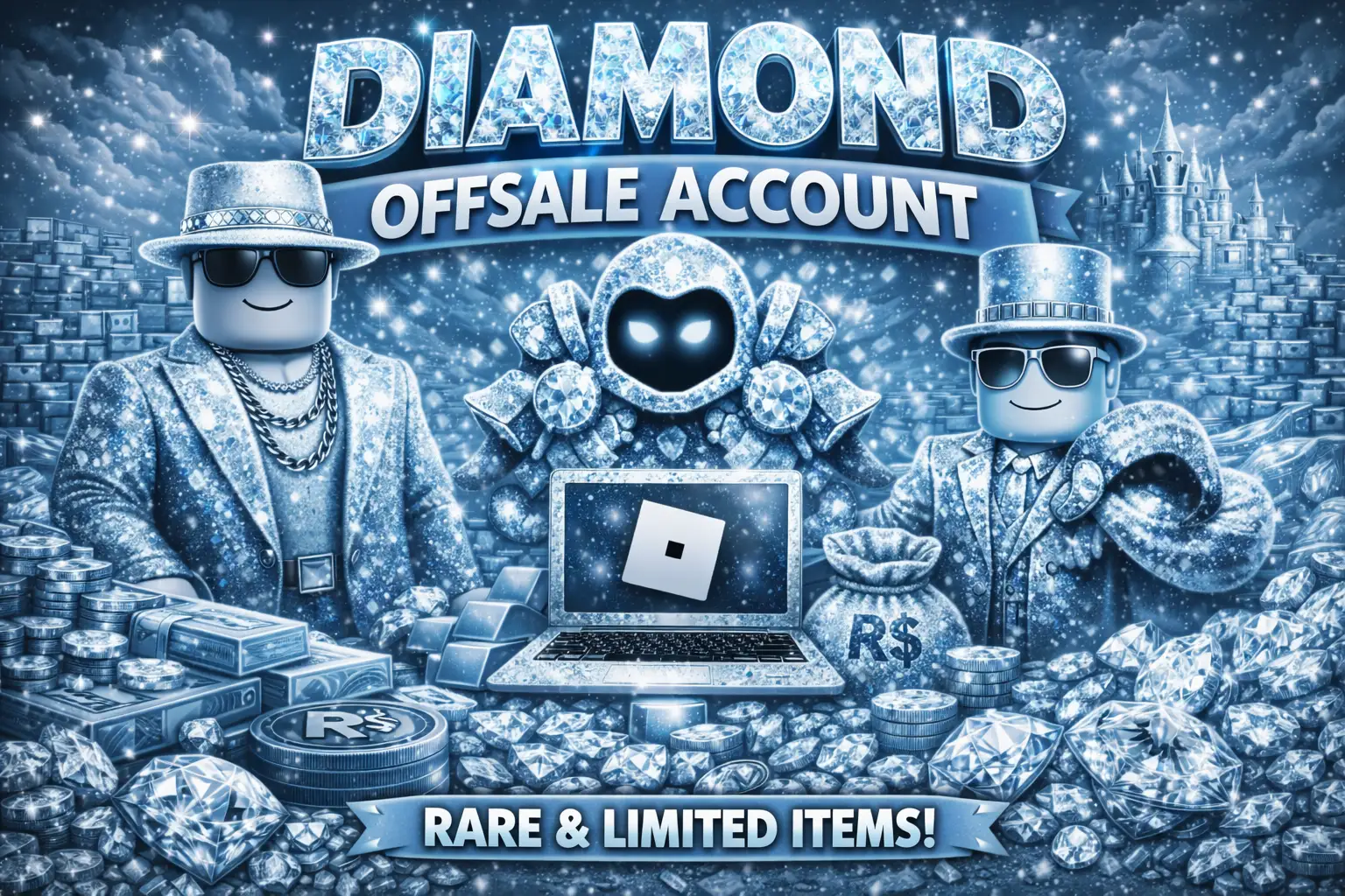 Roblox Diamond Offsale Stacked Account