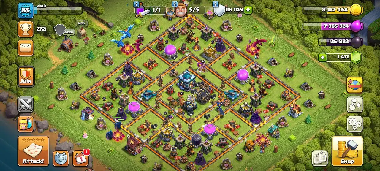 [#1407] [VP] BEGINNERS TH 13 | 32-32-22-16-5 HEROES | SOME MAGIC ITEMS | 250 CWL MEDALS | FREE RENAME | CHEAP PRICE | INSTANT DELIVERY