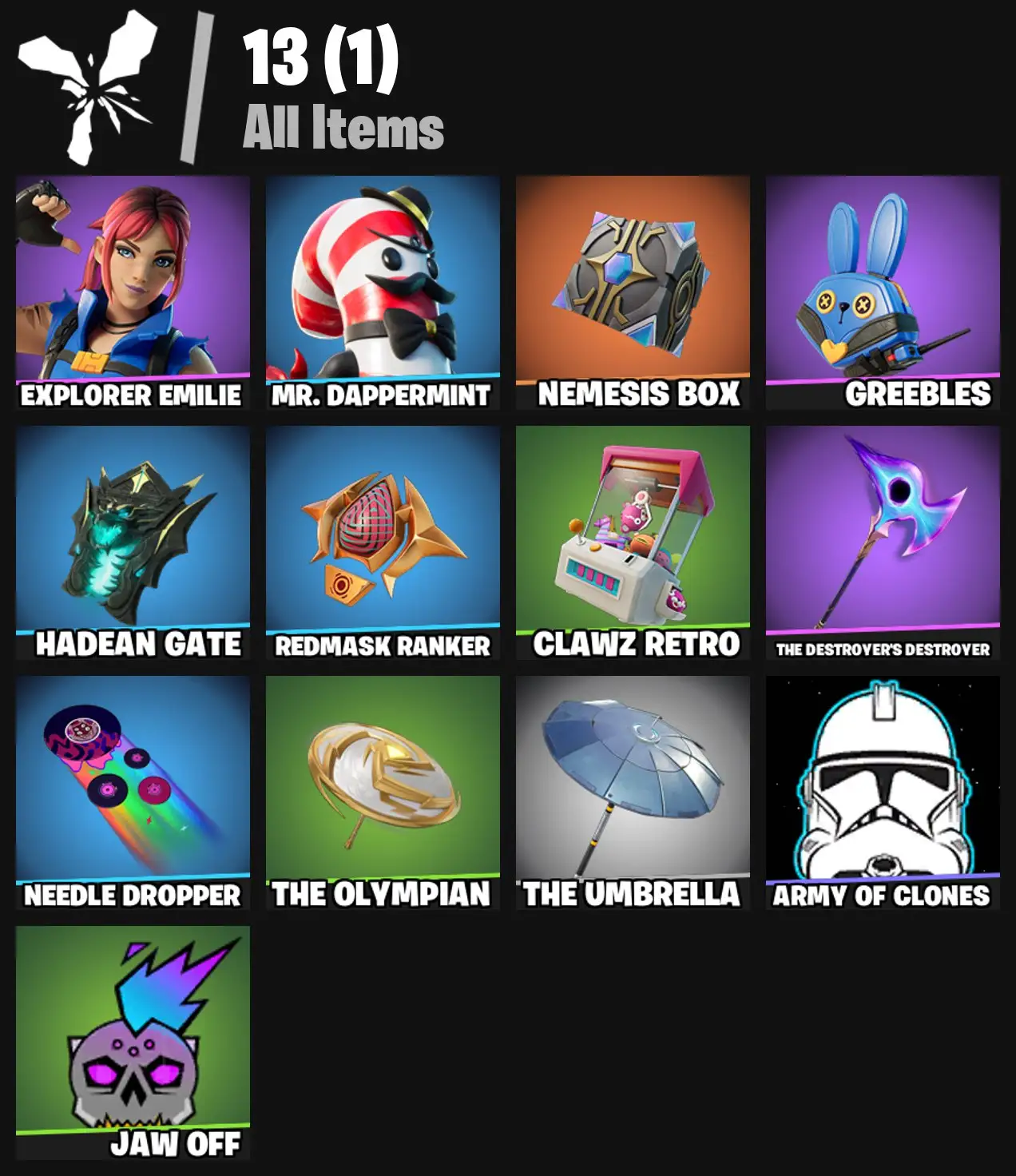 [PC/PSN/XBOX] 2 skins | Explorer Emilie | Mr. Dappermint | Nemesis Box | Greebles | Hadean Gate | Redmask Ranker | Clawz Retro | 0 VB