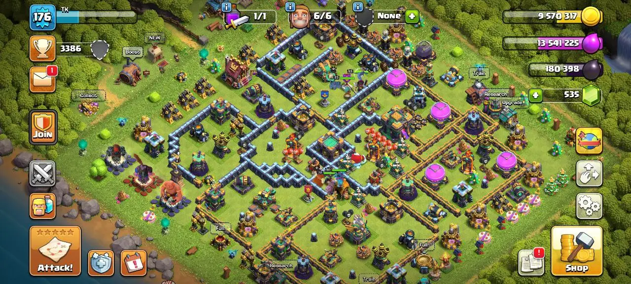 [#797] ALMOST MAX TH 14 | 73-76-40-53-23 HEROES | SOME MAGIC ITEMS | 500 RENAME | BEST EQUIPMENT | 7 TOTAL HEROES SKIN | INSTANT DELIVERY