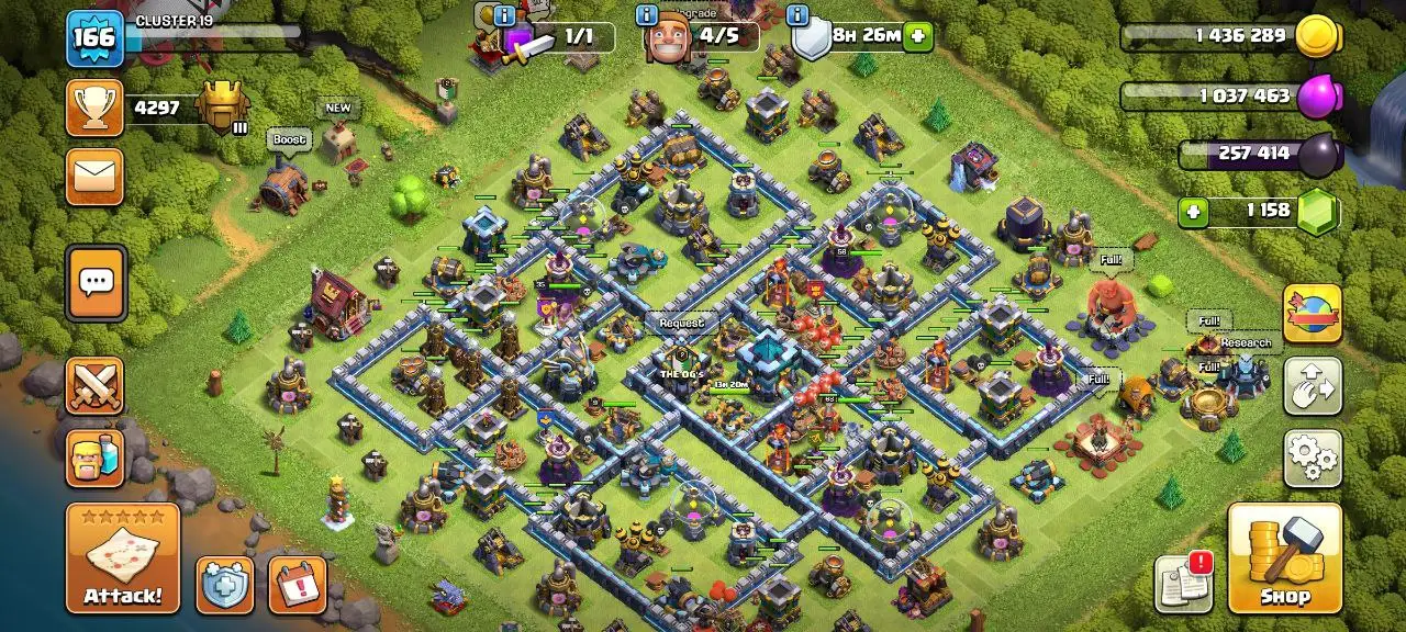 [#780] ALMOST MAX TH 13 | 56-68-35-35-9 HEROES | SOME MAGIC ITEMS | 500 RENAME | BEST EQUIPMENT | INSTANT DELIVERY