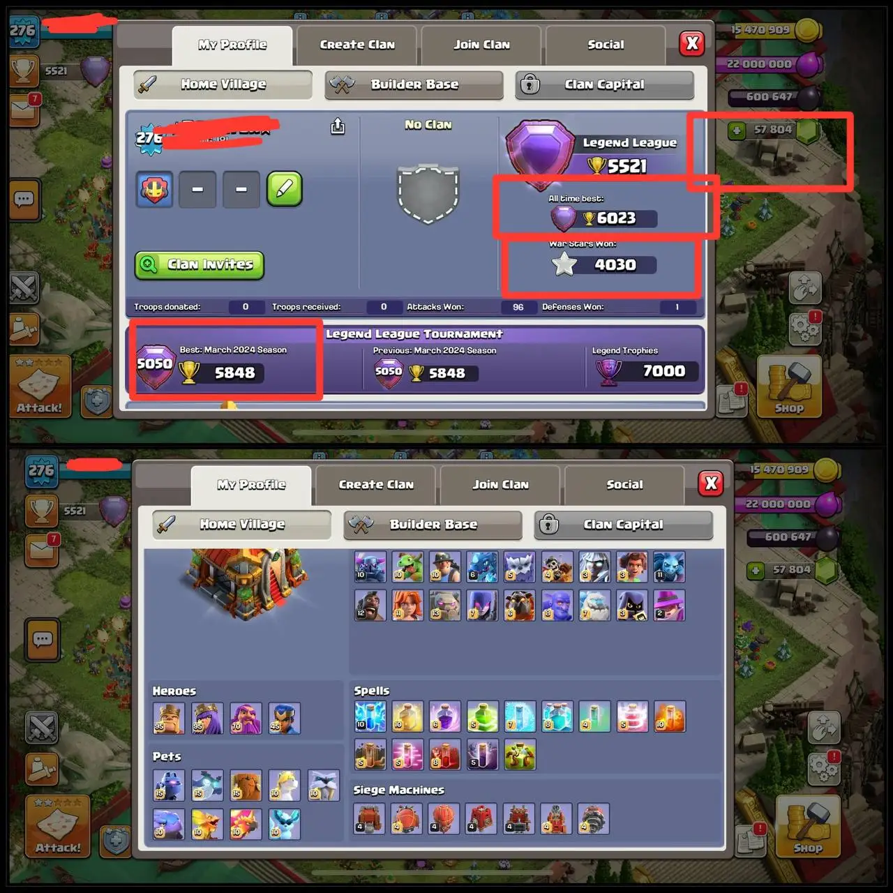 🔥 TH17 MAXED MONSTER ⚡️ | 48K GEMS 💎 | 4K+ WAR STARS ⚔️ | 95/95/70/45 HEROES 👑 | GLOBAL RANKED 🌍 | FAST DELIVERY 🚀