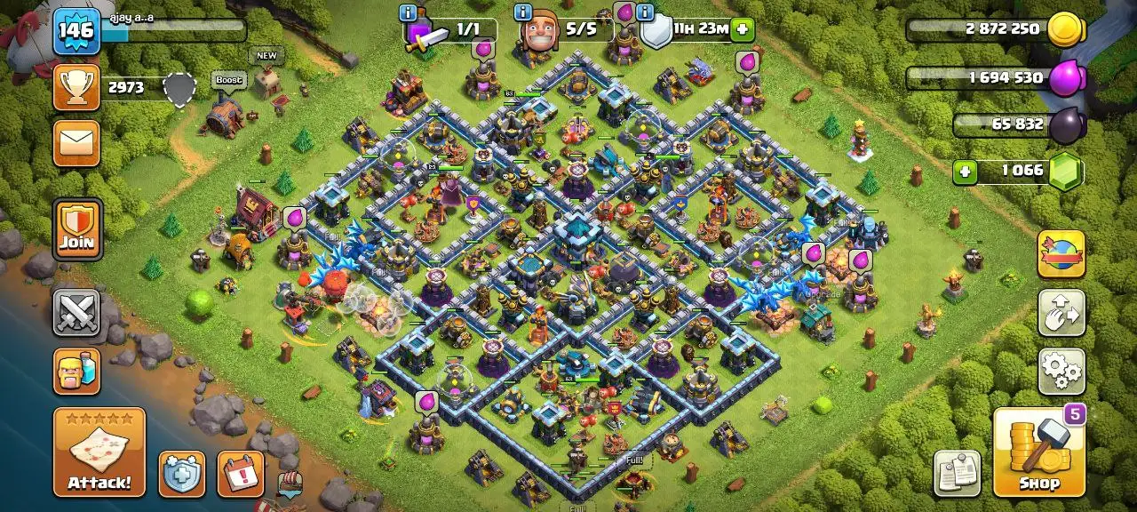 [#861] SEMI-MAX TH 13 | 53-63-33-29-4 HEROES | 1330 CWL MEDALS | FREE RENAME | BEST EQUIPMENT | INSTANT DELIVERY