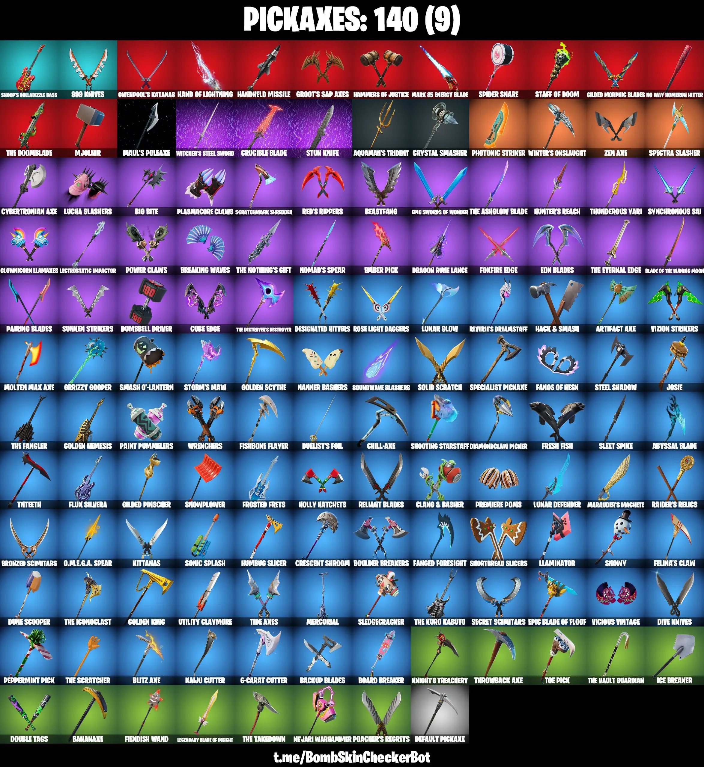 【116 SKINS】 TRAVIS SCOTT❤️WAR MACHINE❤️ TONY STARK❤️ GOLD MIDAS❤️ (PC/PSN/XBOX)