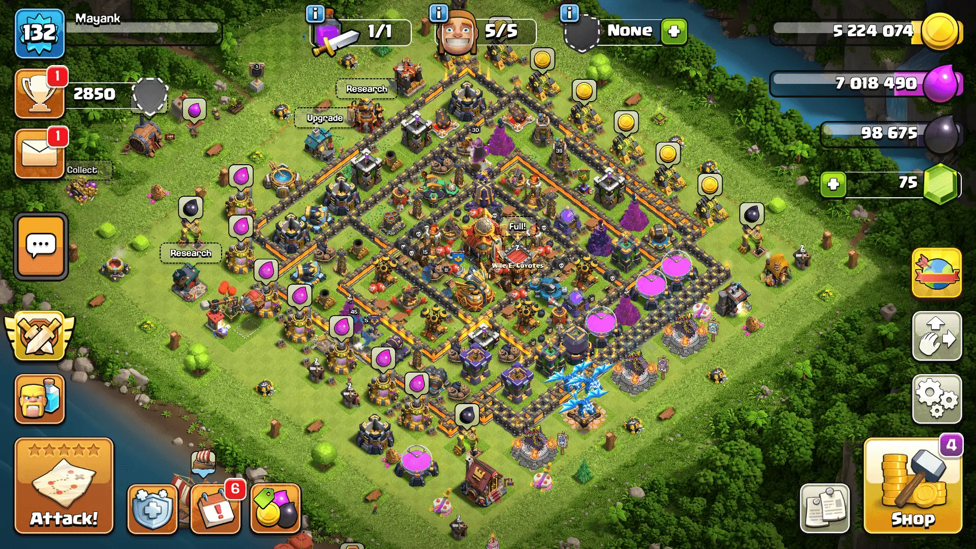 🔥 TH16 | Level 131 | 2872 Trophies | BH10 – 3139 Cups