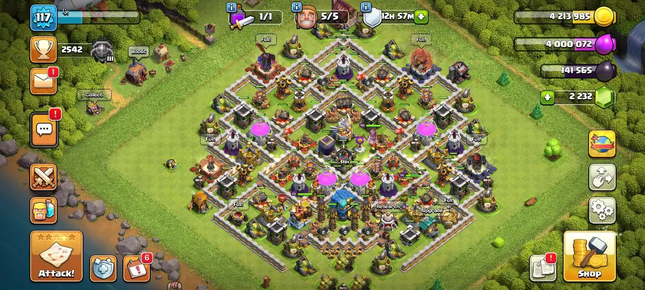 [#732] SEMI-MAX TH 12 | 49-50-30-20 HEROES | SOME MAGIC ITEMS | INSTANT DELIVERY