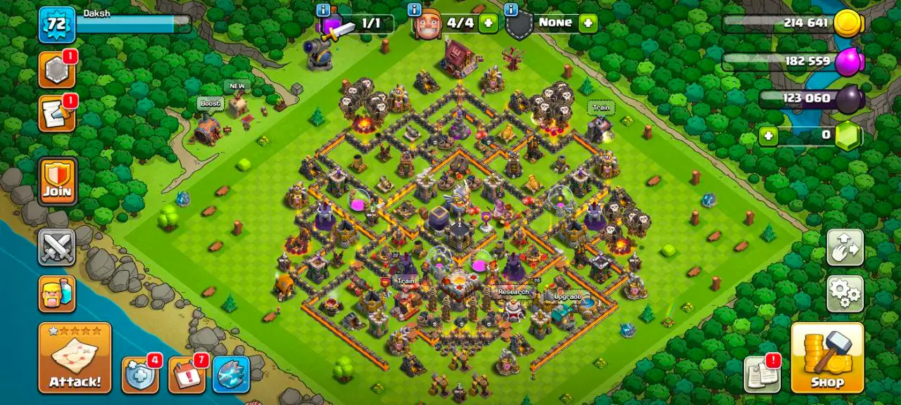 [VP] [#1500] SEMI-MAX TH 11 | 22-20-12-3 HEROES | FREE RENAME | INSTANT DELIVERY