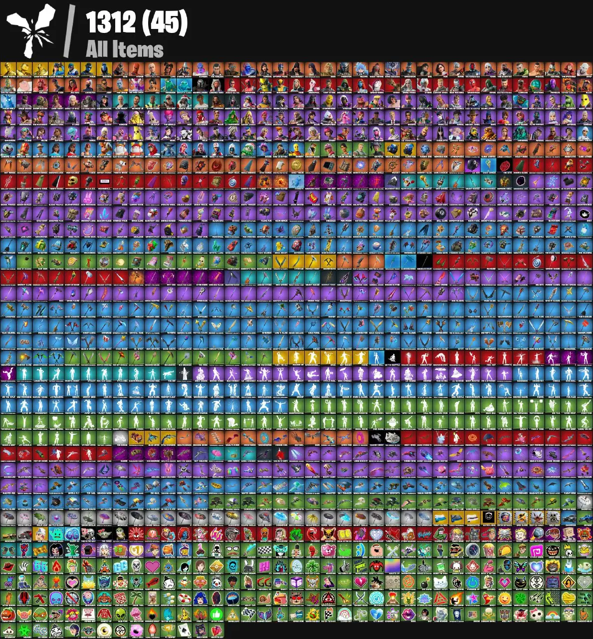 [PC/XBOX] 209 skins | Gold Meowscles | Gold Brutus | Gold Midas | Explorer Emilie | Cloud Striker | Point Patroller | Fixer | Sultura | Greebles 