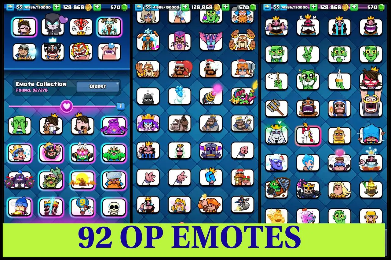 👑LVL-55👑33 MAX CARD - 9 ELITES💥 11-EVO CARDS🍁9000-TROPHIES🏆KT-15💫ARENA-23🔥119 CARDS ❄️9 -KT SKINS💥92 EMOTES🫧CHEAP👀INSTANT DELIVERY🚀
