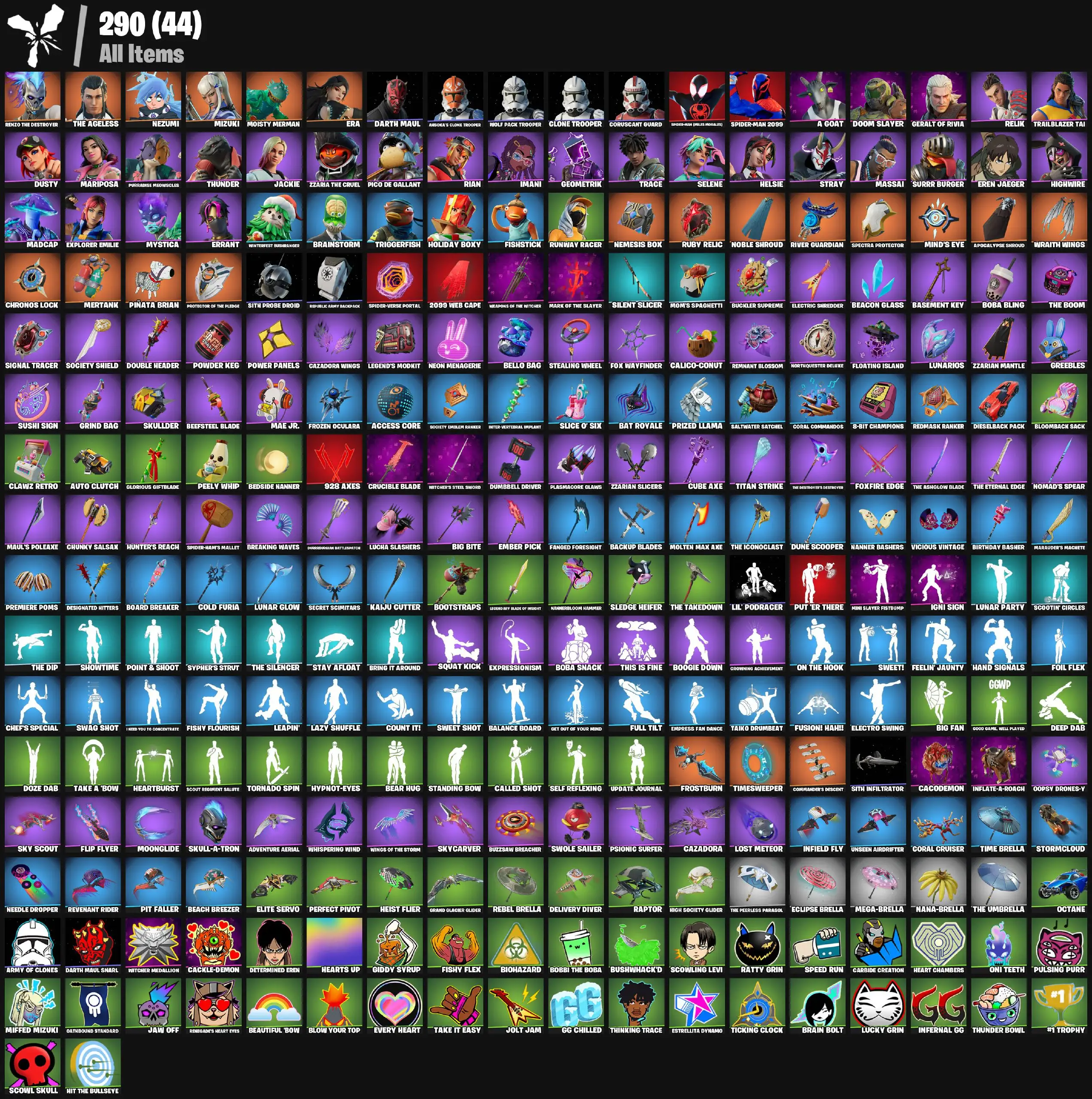 [PC/PSN/XBOX] 46 skins | Explorer Emilie | Clawz Retro | Greebles | Boogie Down | Era | Nezumi | Mizuki | The Ageless | Renzo the Destroyer | Moisty Merman 