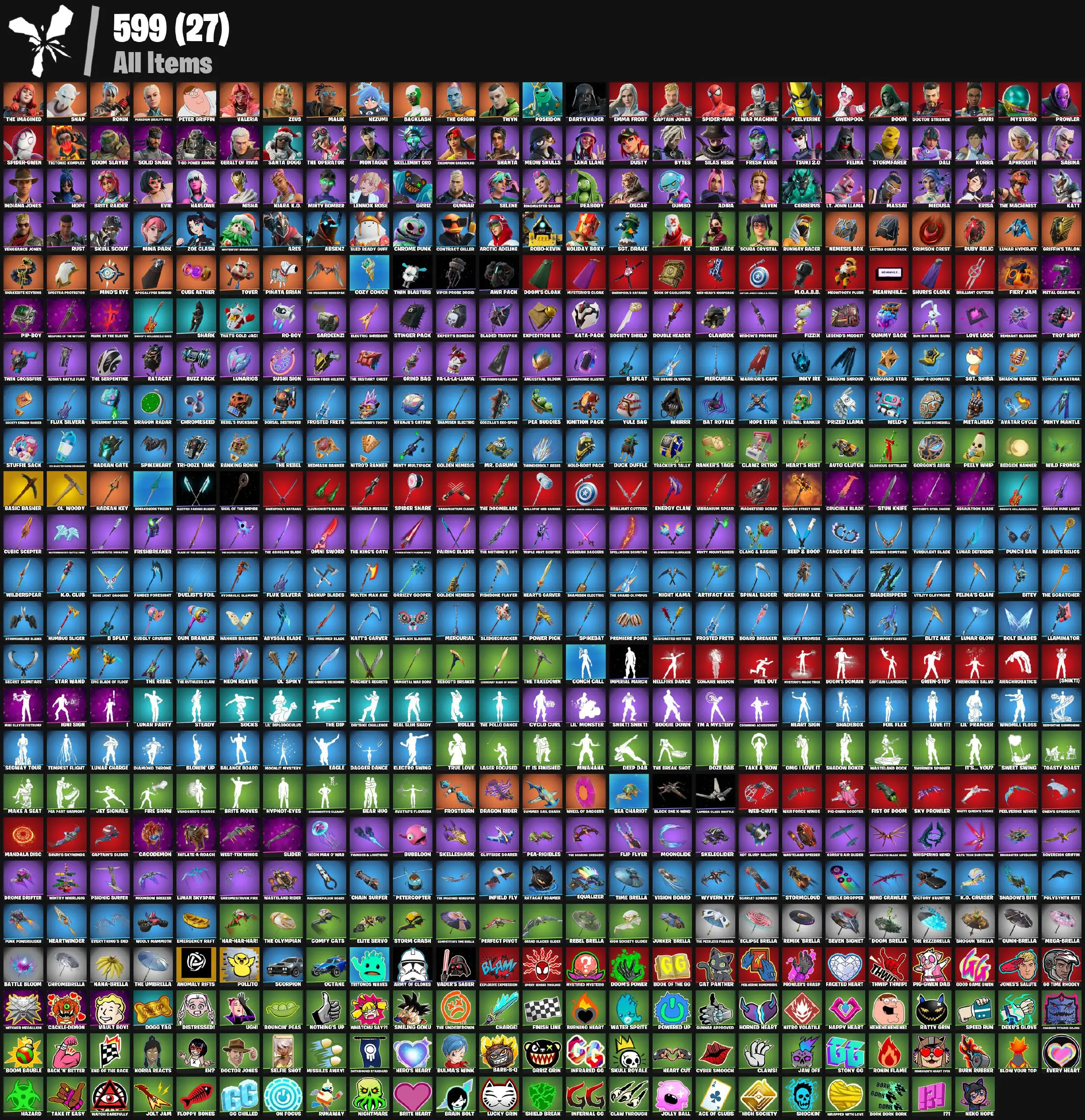 [PC/XBOX] 94 skins | Wasteland Stoneshell | Holo-Boot Pack | Clawz Retro | Ol' Woody | Ol' Spiky | Basic Basher | Reboot'd Breaker | Boogie Down 