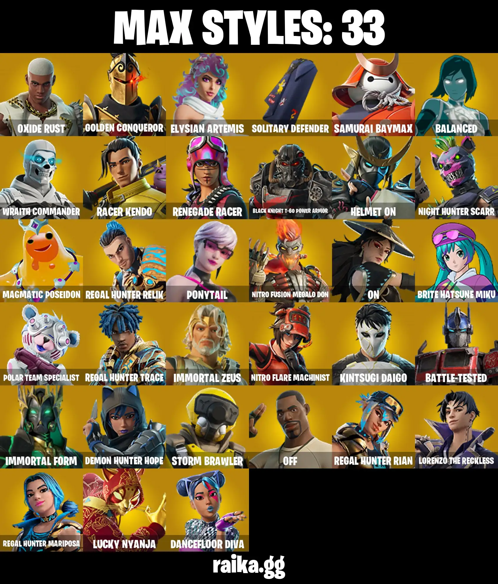 [PC/XB/PS/NIN] 70 skins | Black Knight T-60 Power Armor | Dusk Knight|Renegade Rebel| Ariel Assault Bomber | Immortal Form | Backlash | Neko Hatsune Miku| Magmatic Poseidon | Wastelander Magneto | 650 VB