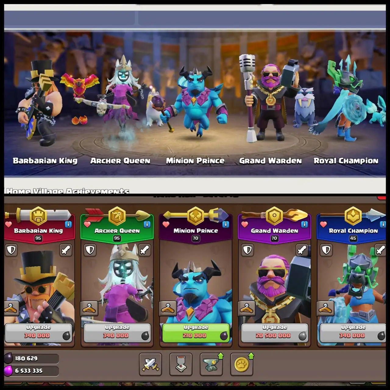 🔥 TH17 MAXED MONSTER ⚡️ | 48K GEMS 💎 | 4K+ WAR STARS ⚔️ | 95/95/70/45 HEROES 👑 | GLOBAL RANKED 🌍 | FAST DELIVERY 🚀