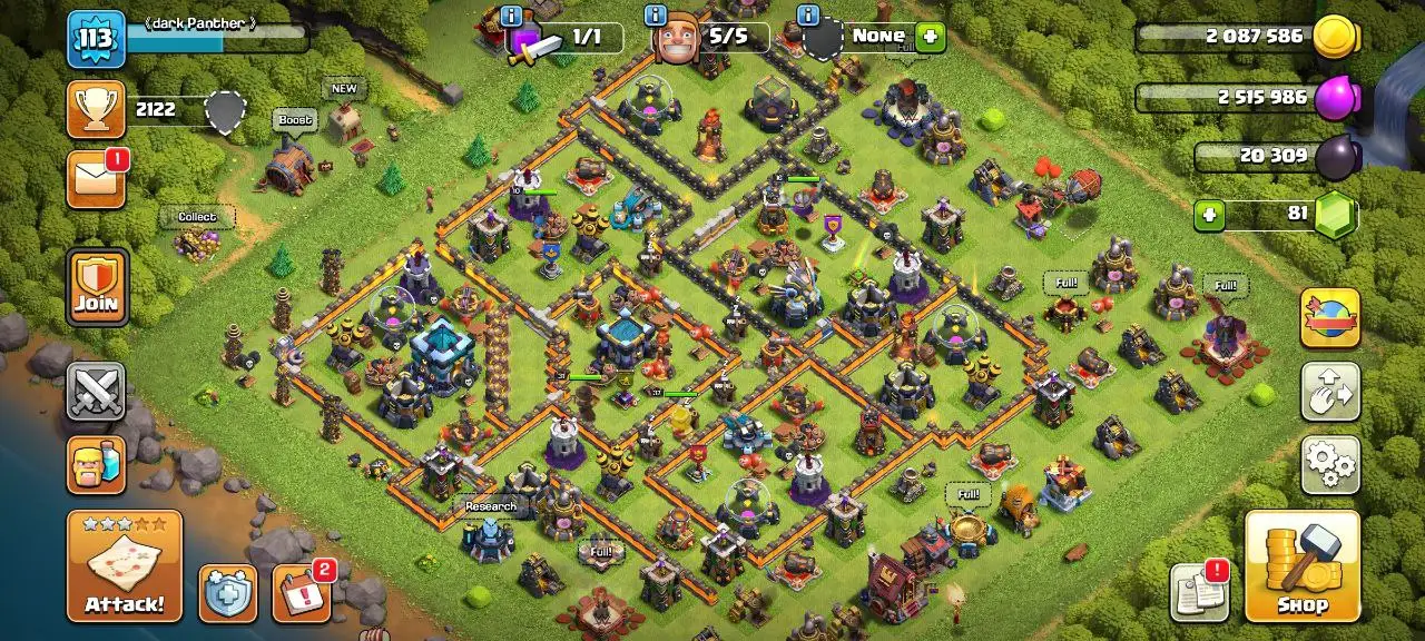 [#766] SEMI-MAX TH 13 | 37-31-40-16-10 HEROES | STACKED MAGIC ITEMS | FREE RENAME | INSTANT DELIVERY