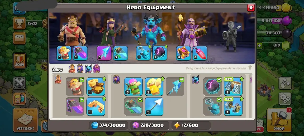 💎 TH12 BEGINNERS ACC 💎 | 1 EPIC EQUIPS | HEROES 42-46-20-18 👑 | MAGIC ITEMS 💰 | 500 RENAME ✅ | FAST DELIVERY 🚀