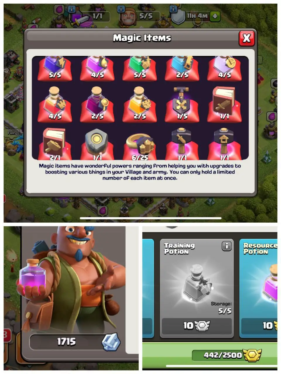 🎯 COMBO COC TH11 & BS | Level 140 | 55 Brawlers | 22K Cups | Max TH11 Base | 442 CWL & 1715 Raid Medals | 693 War Stars | Max Heroes | BH8 | Instant Delivery ✅