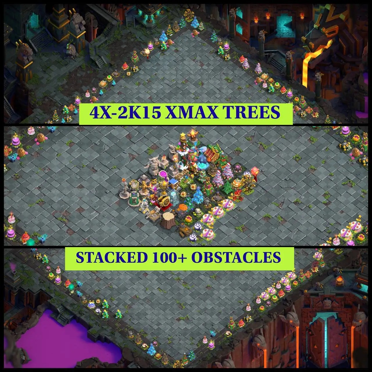 🇬🇧 UK LOCAL-MAX WALL&DEFENSE👑NEAR MAX TH-17| 4 HEROES MAXED|4X-2015 X-MAS🎄DECORATIONS 100+ 🀄️ | 9 MAX EQUIPMENTS 🪭| 258 XP LVL 🧩| ❄️| 11 HERO SKINS 🎭| 1X SCENERY - 5457 ATB 💥| CWL MEDALS - BUILDER HALL MAX 🎉 | FAST DELIVERED 🚀