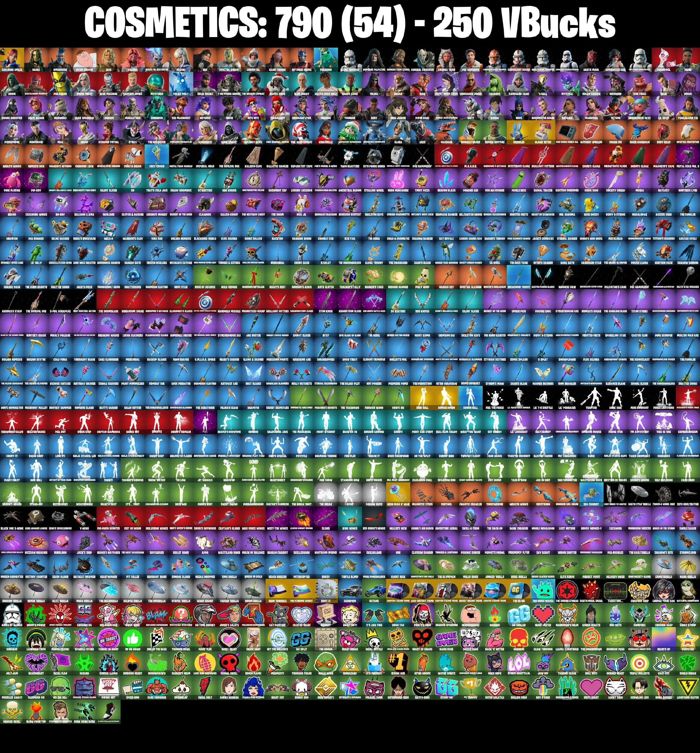 [PC/PSN/XBOX] 108 skins | Explorer Emilie | Greebles | Clawz Retro | Bird Call | Boogie Down | Neon Man O' War | Hades | Omegarok | Peter Griffin