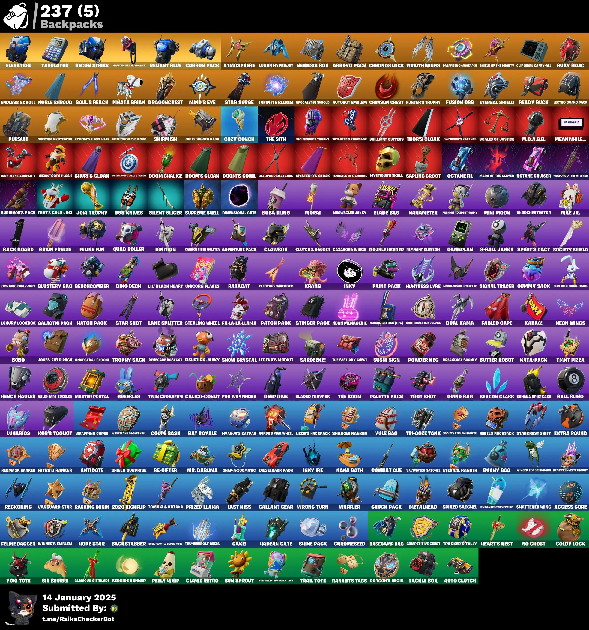 Midas Spider 214 Skins · Rare OG STW Account | 🛡️ Midas, Spider-Gwen & More