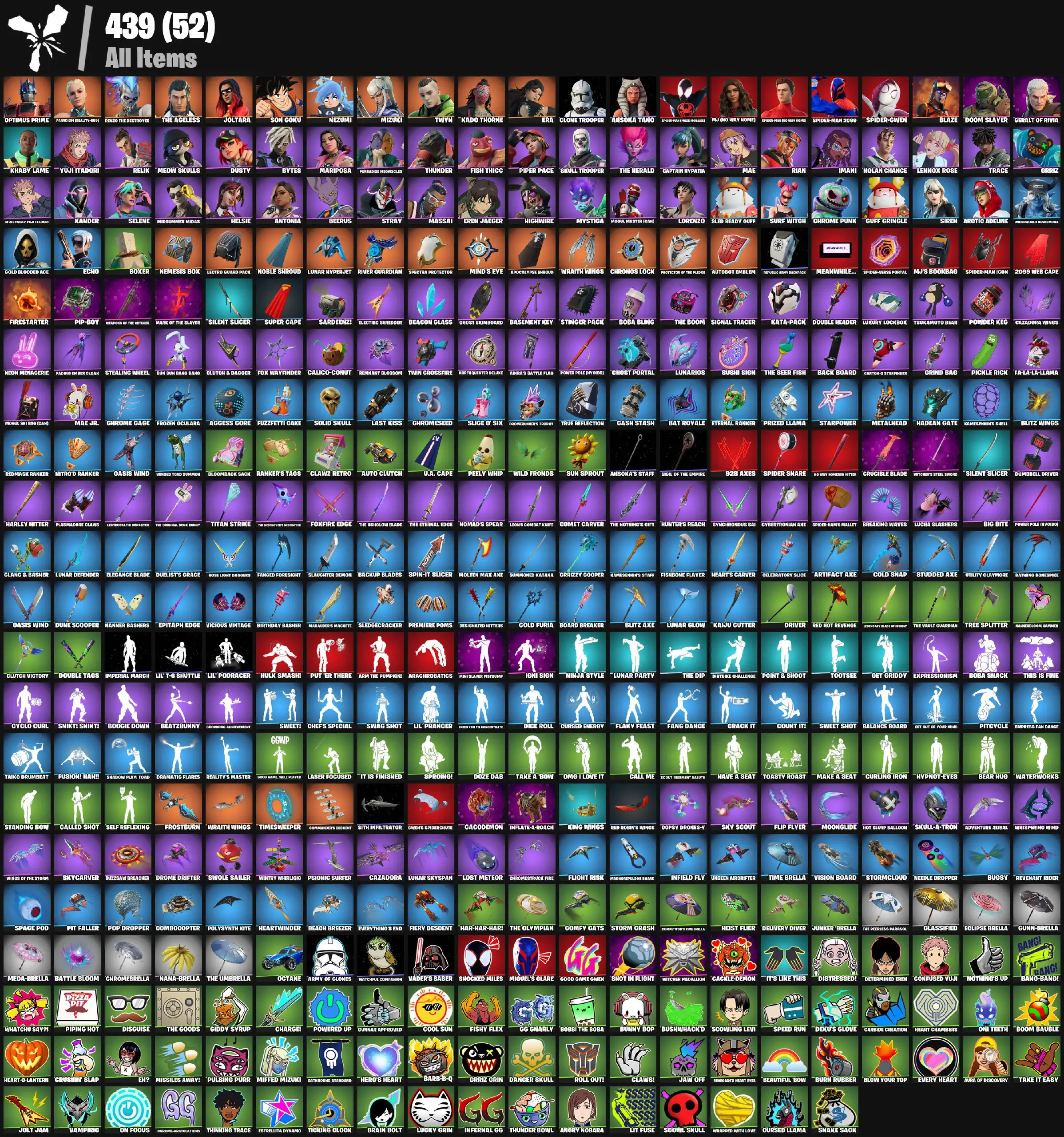 [PC/PSN/XBOX] 66 skins | Xander | Oasis Wind | Clawz Retro | Oasis Wind | Boogie Down | Toasty Roast | Kado Thorne | Mizuki | Paradigm (Reality-659) | Era