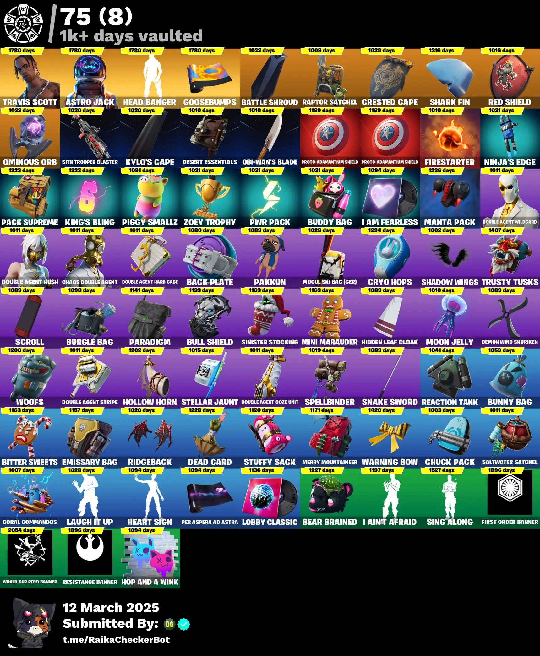 ๐ฅ 267 Skins ยท 102 Paid ยท Stacked OG Account | Travis Scott, Astro Jack, Renegade Lynx & More! ๐ฅ