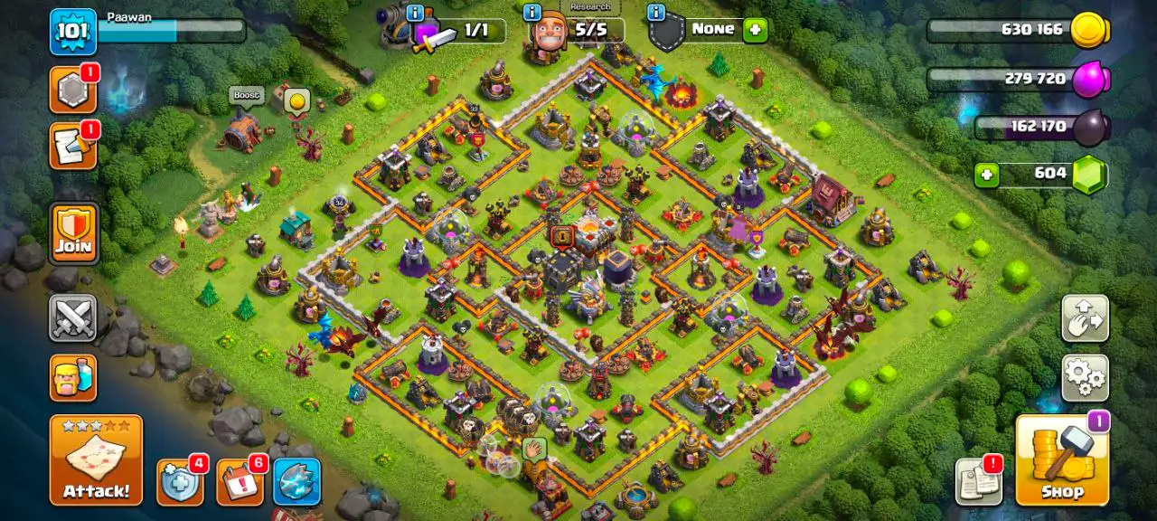 [VP] [#1512] SEMI-MAX TH 11 | 33-34-17-8 HEROES | FREE RENAME | STACKED MAGIC ITEMS | INSTANT DELIVERY