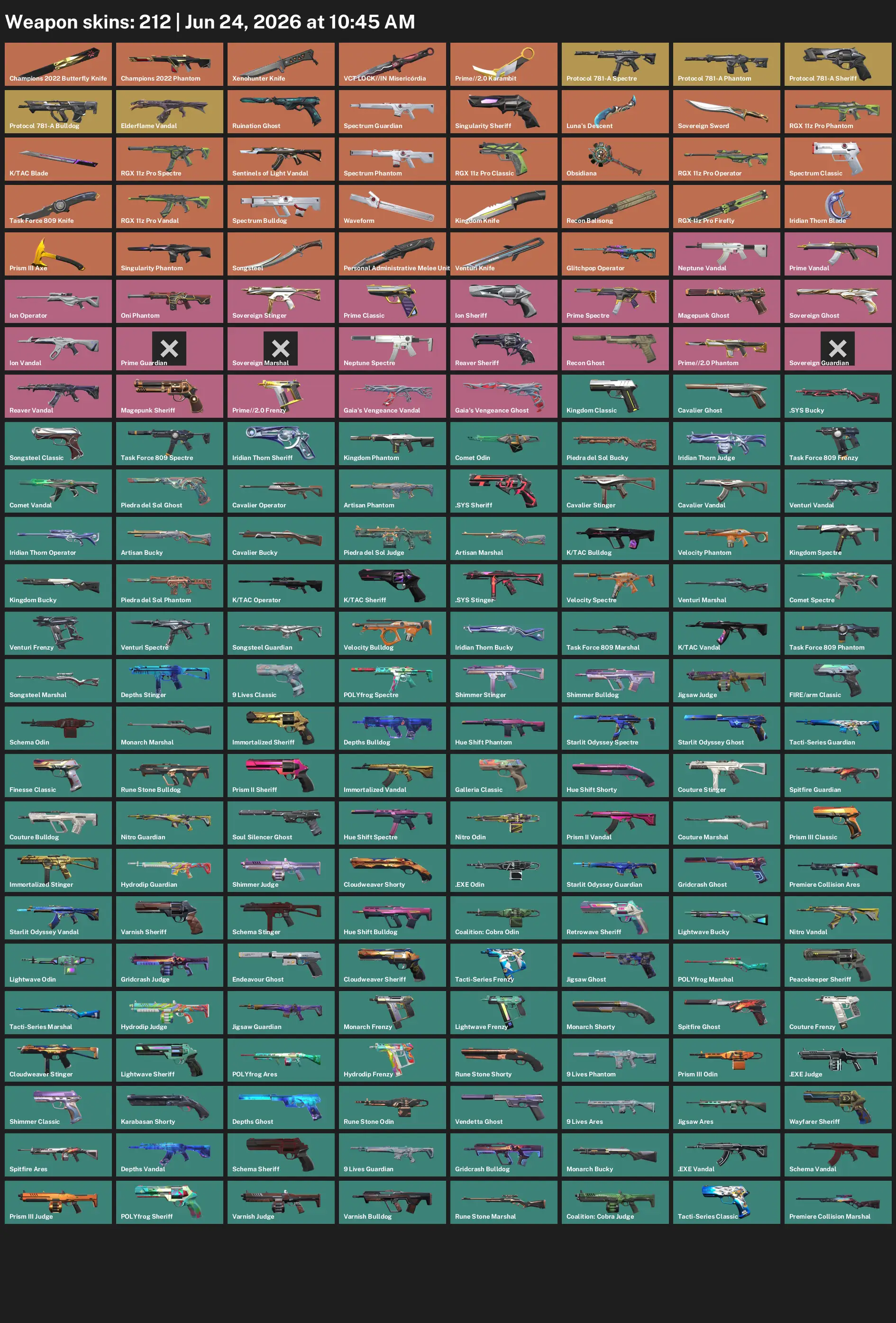 EU | 212 Skins | Champions 2022 | VCT LOCK//IN Knife | Prime Karambit | Xenohunter Knife