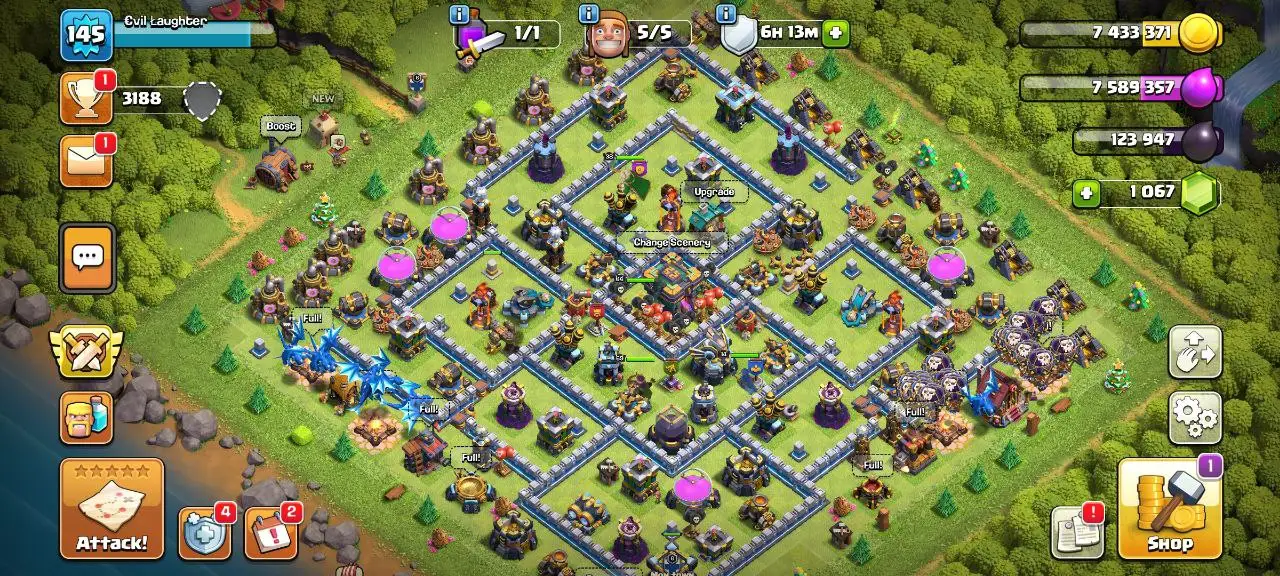  [#654] SEMI-MAX TH 14 | 64-69-40-38-14 HEROES | 402 CWL MEDALS | FREE RENAME | SOME MAGIC ITEMS | BEST EQUIPMENT | 4 HEROES SKIN | INSTANT DELIVERY