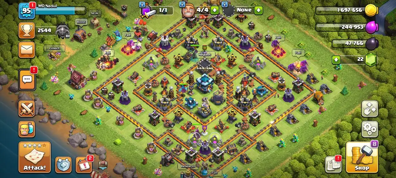 [#636] BEGINNERS TH 13 | 18-18-16-4 HEROES | FREE RENAME | INSTANT DELIVERY