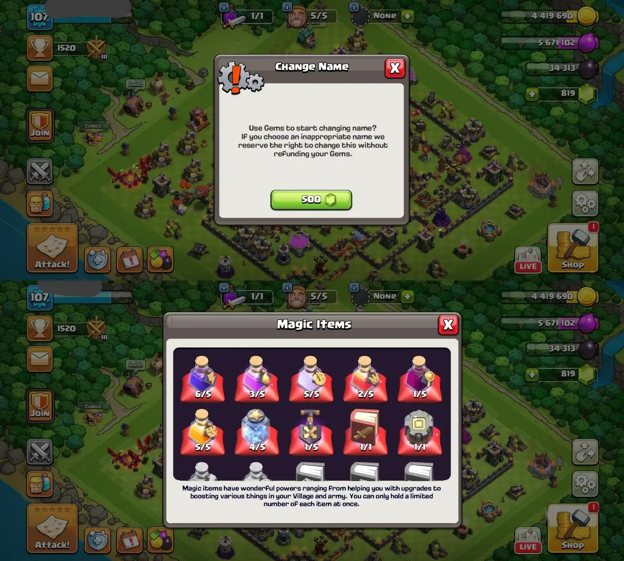 💎 TH12 BEGINNERS ACC 💎 | 1 EPIC EQUIPS | HEROES 42-46-20-18 👑 | MAGIC ITEMS 💰 | 500 RENAME ✅ | FAST DELIVERY 🚀