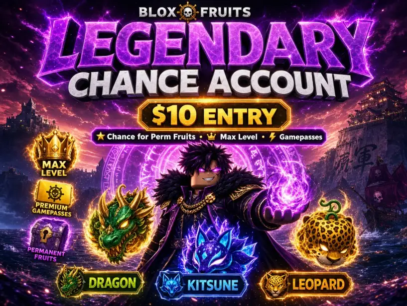 BLOX FRUITS LEGENDARY CHANCE ACCOUNT