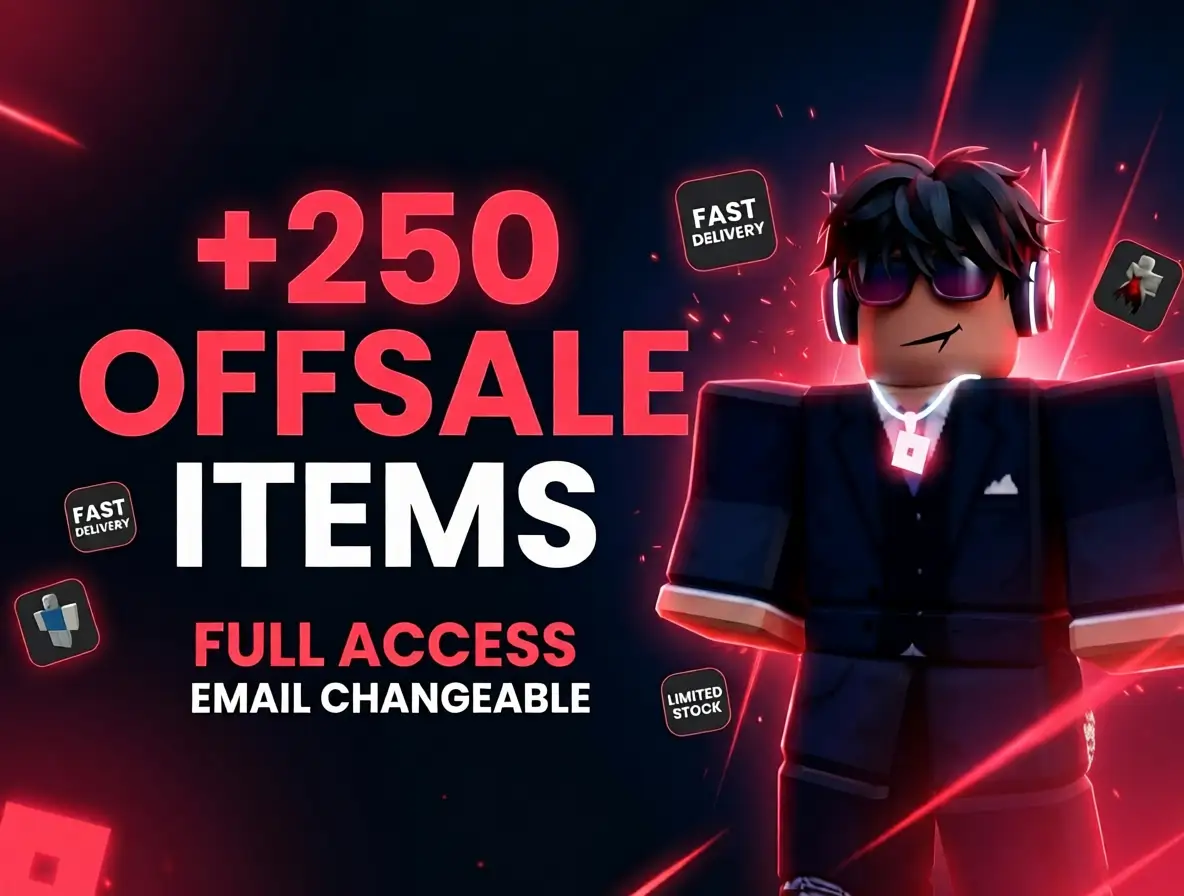Roblox Account +250 OFFSALE | Email Changeable