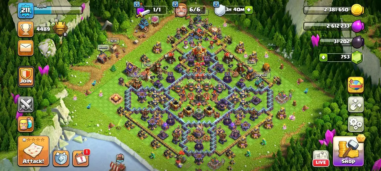 [#1347][VP] ALMOST MAX TH 16 | 83-91-62-65-41 HEROES | STACKED MAGIC ITEMS | 273 CWL MEDALS | 500 RENAME | BEST EQUIPMENT | TOTAL 5 HEROES SKIN | LEGEND ATB | CHEAP  PRICE | INSTANT DELIVERY