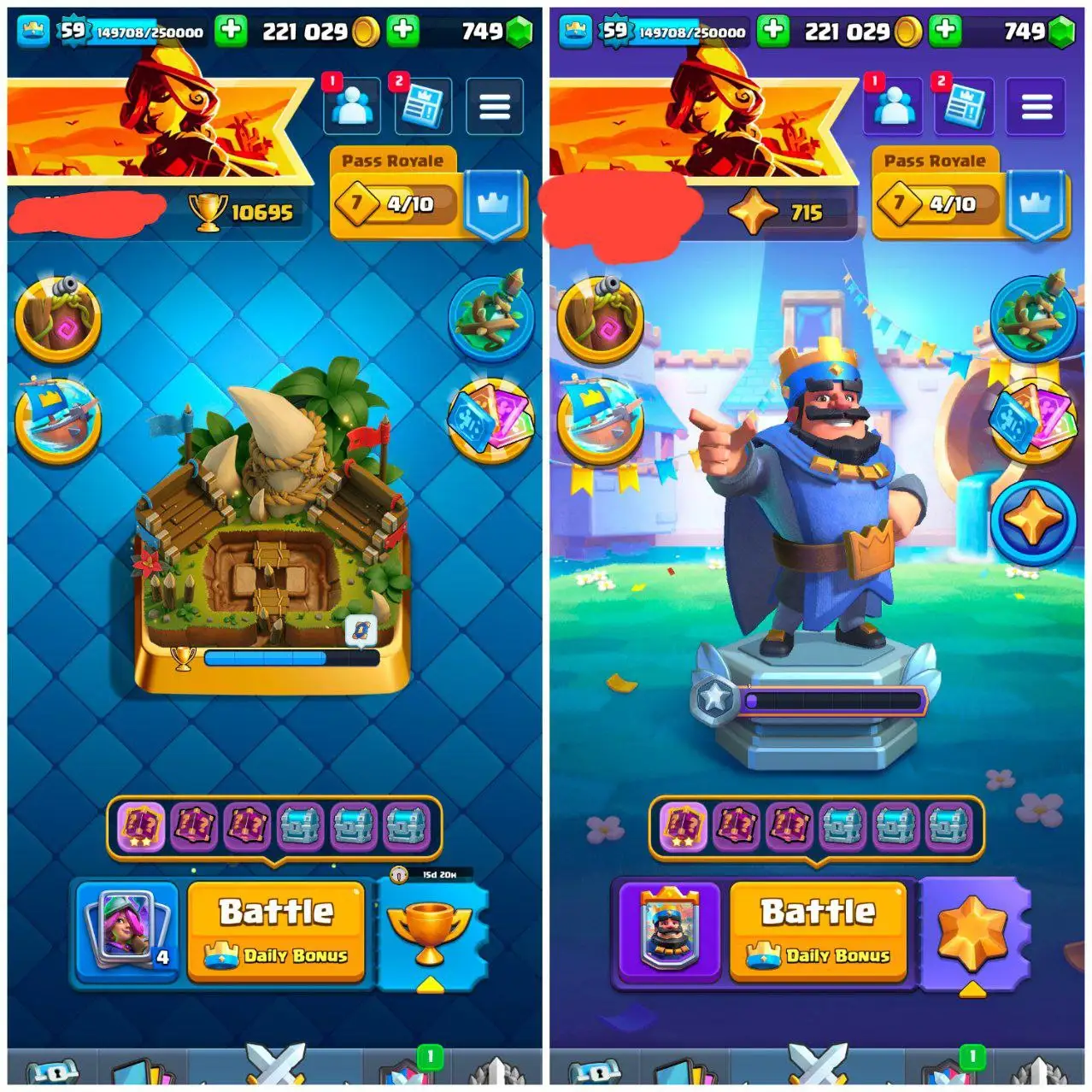 [#1456] 10.6K TROPHY - LVL 59 | KT 15 - ARENA 25 | 15 TOWER SKINS - 198 SUPER OG EMOTES | 83 MAX CARDS - 18 EVOLUTION CARDS - 17 ELITE CARDS | FREE RENAME - INSTANT DELIVERY