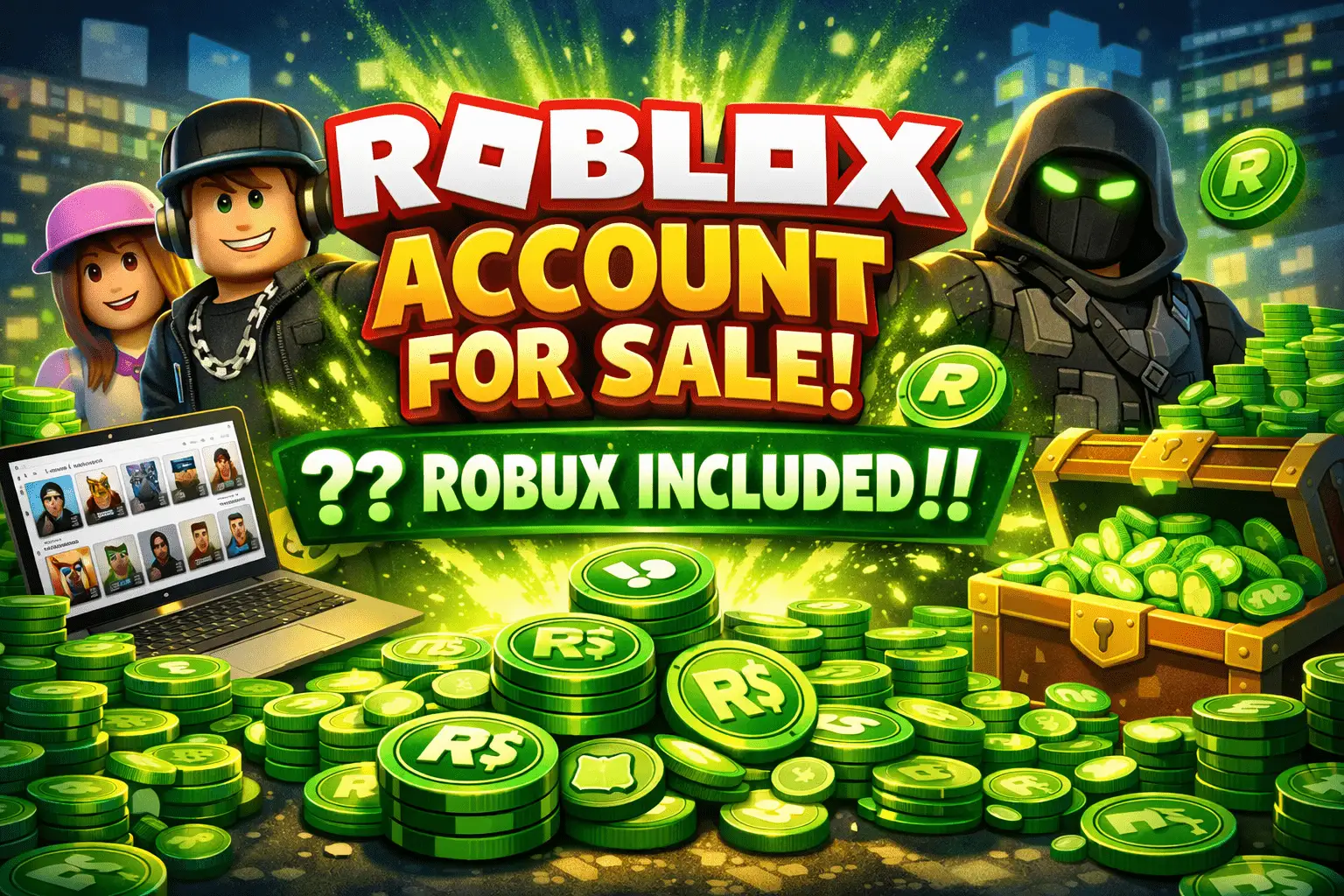 Robux Included Account