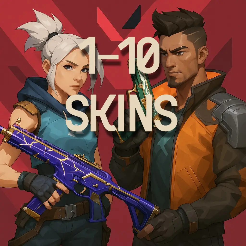 1-10 Skins | Random Valorant Account | Full Access