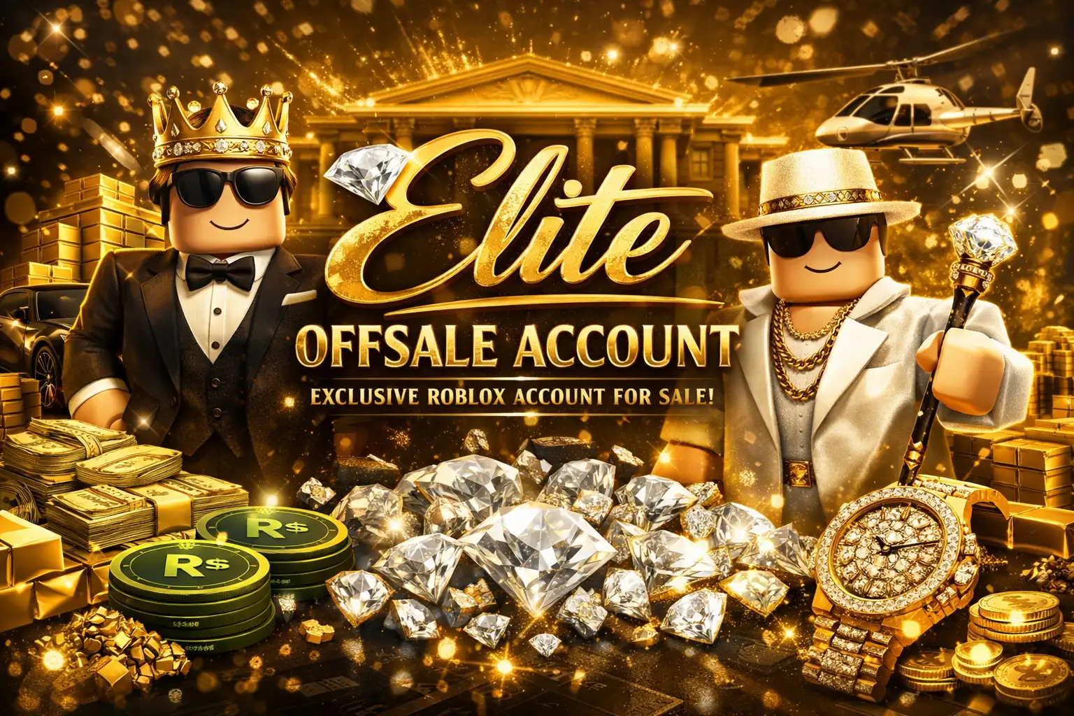 Roblox Elite Offsale Stacked Account