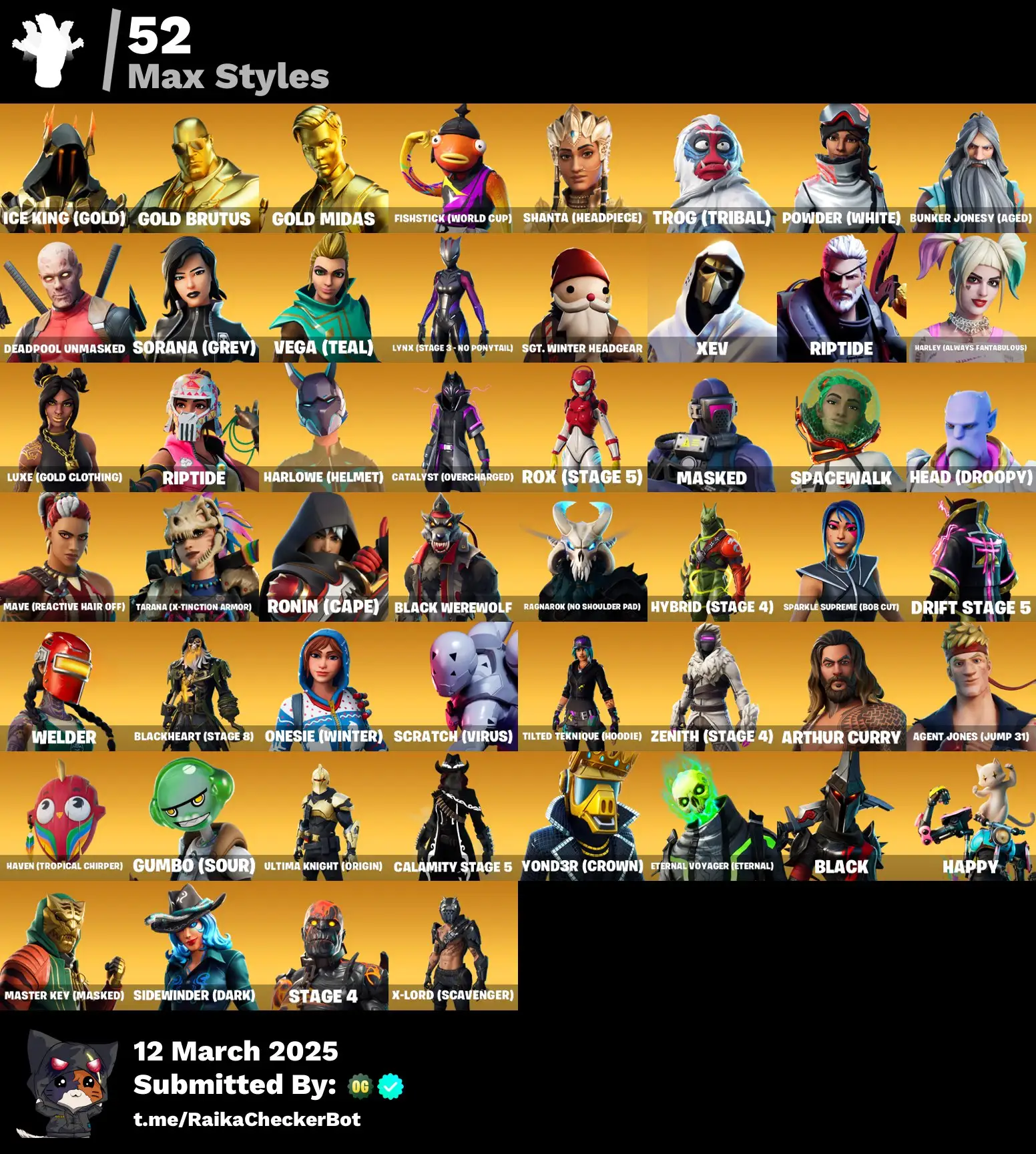 ๐ฅ 267 Skins ยท 102 Paid ยท Stacked OG Account | Travis Scott, Astro Jack, Renegade Lynx & More! ๐ฅ