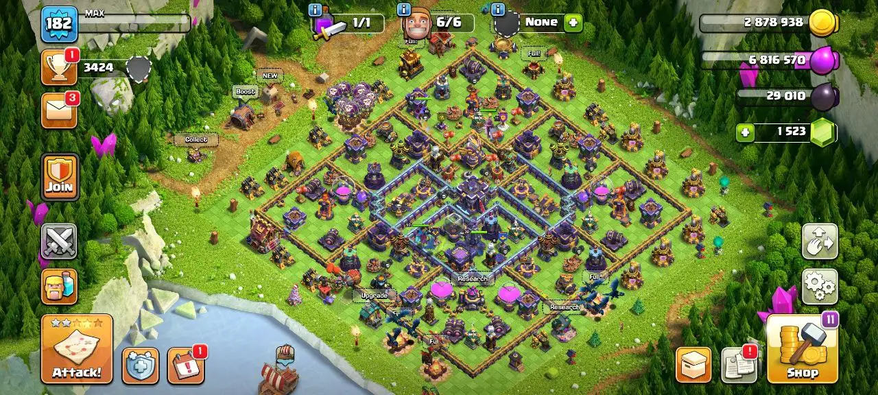 [#646]  SEMI-MAX TH 15  | 64-81-50-55-30 HEROES | BEST EQUIPMENT | 5 HEROES SKIN | STACKED MAGIC ITEMS |  500 RENAME | INSTANT DELIVERY