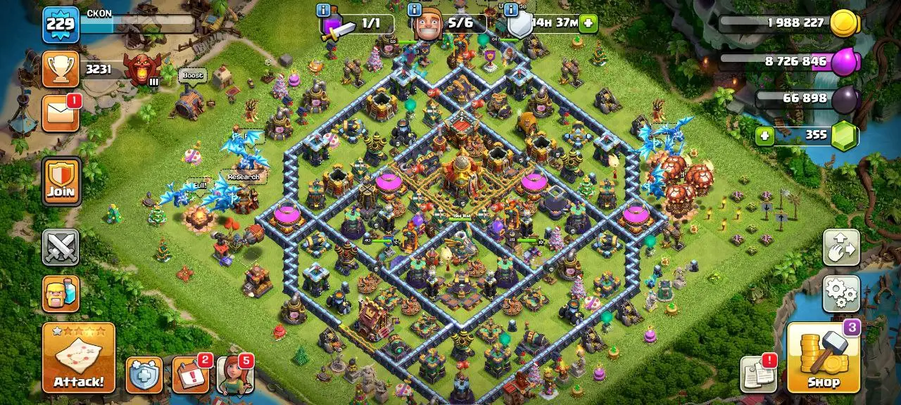 [#633] SEMI-MAX TH 16 | 83-89-60-64-40 HEROES | NICE EQUIPMENT | BEST COMBO SCENERY | SOME MAGIC ITEMS | 15 HEROES SKIN | INSTANT DELIVERY