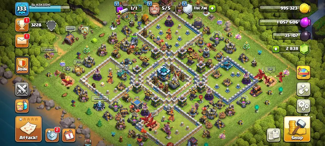 [#848 ] SEMI-MAX TH 13 | 51-50-24-23-1 HEROES | STACKED MAGIC ITEMS | 441 CWL MEDALS | 1000 RENAME | BEST EQUIPMENT | INSTANT DELIVERY